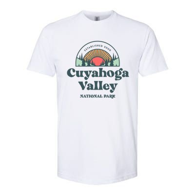 Family Vacation Design Cute Gift Retro Cuyahoga Valley National Park Gift Softstyle CVC T-Shirt