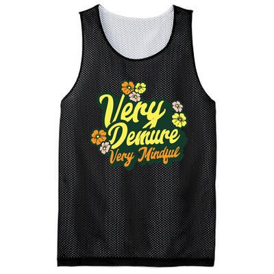 Funny Very Demure Very Mindful Trend Demure & Mindful Ladies Mesh Reversible Basketball Jersey Tank