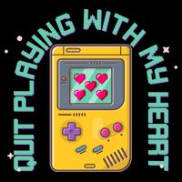Funny Valentines Day Quit Playing With My Heart Retro Video Game Fan Daily Commute Backpack