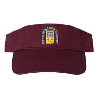 Funny Valentines Day Quit Playing With My Heart Retro Video Game Fan Visor