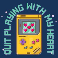 Funny Valentines Day Quit Playing With My Heart Retro Video Game Fan Infant Baby Jersey Bodysuit