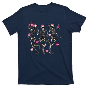 Funny Valentines Day Dancing Skeleton Valentines T-Shirt