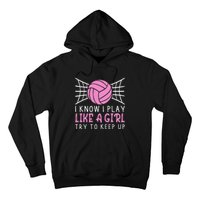 Funny Volleyball Design For Women Volleyball Player Hoodie