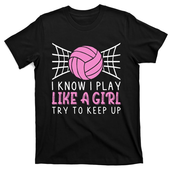 Funny Volleyball Design For Women Volleyball Player T-Shirt