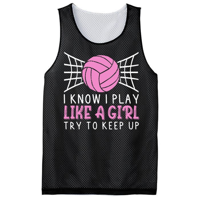 Funny Volleyball Design For Women Volleyball Player Mesh Reversible Basketball Jersey Tank