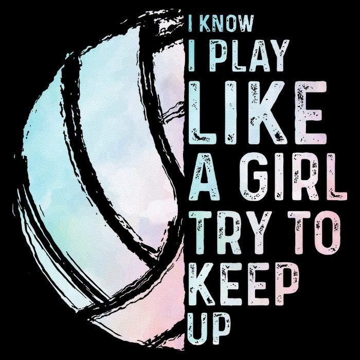 Funny Volleyball Design Women Teen Sports Lovers Cooling Performance Crew T-Shirt