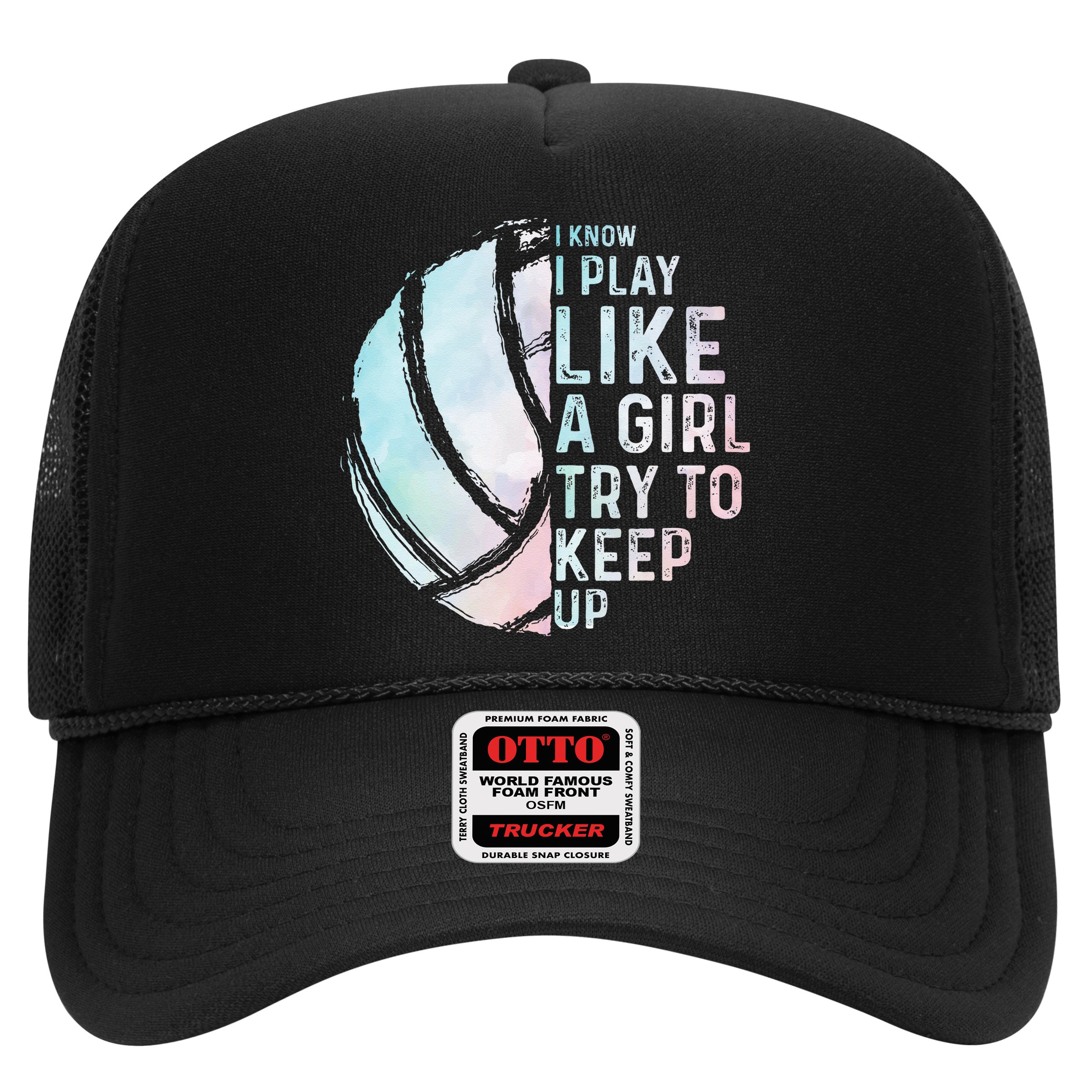 Funny Volleyball Design Women Teen Sports Lovers Hat