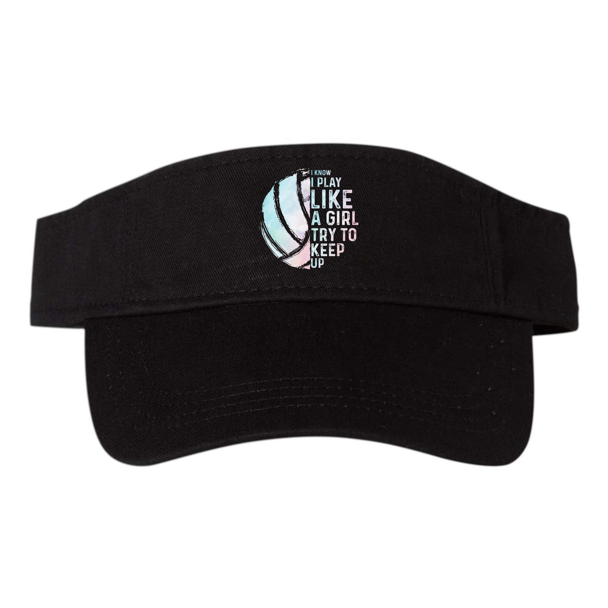 Funny Volleyball Design Women Teen Sports Lovers Visor