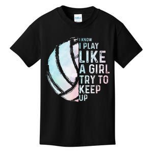 Funny Volleyball Design Women Teen Sports Lovers Kids T-Shirt