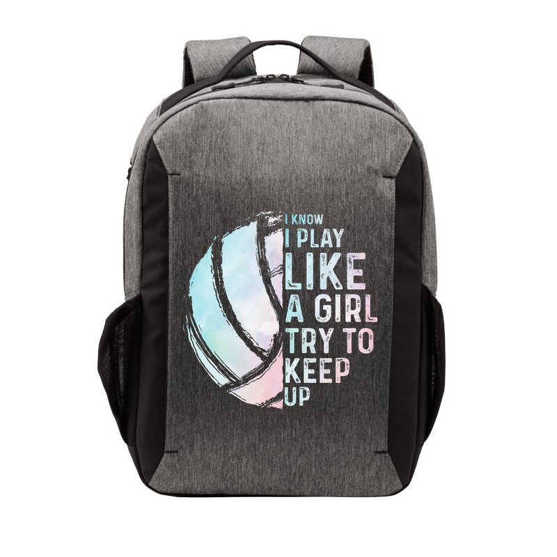 Funny Volleyball Design Women Teen Sports Lovers Vector Backpack