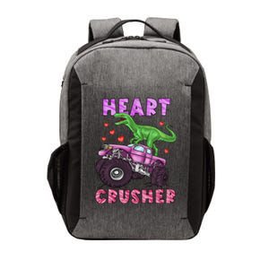 Funny Valentines Day Graphic Gift Heart Dinosaur Crusher Meaningful Gift Vector Backpack