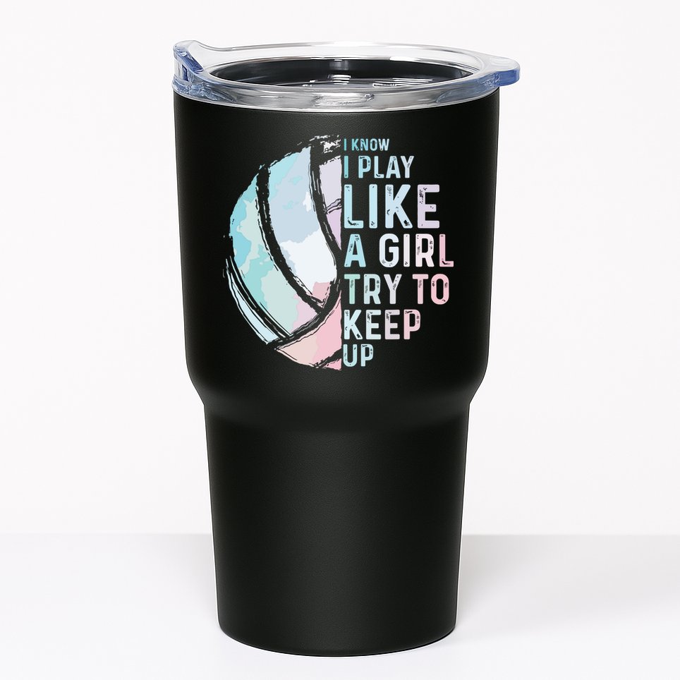 Funny Volleyball Design Teen Sports Lovers Tumbler