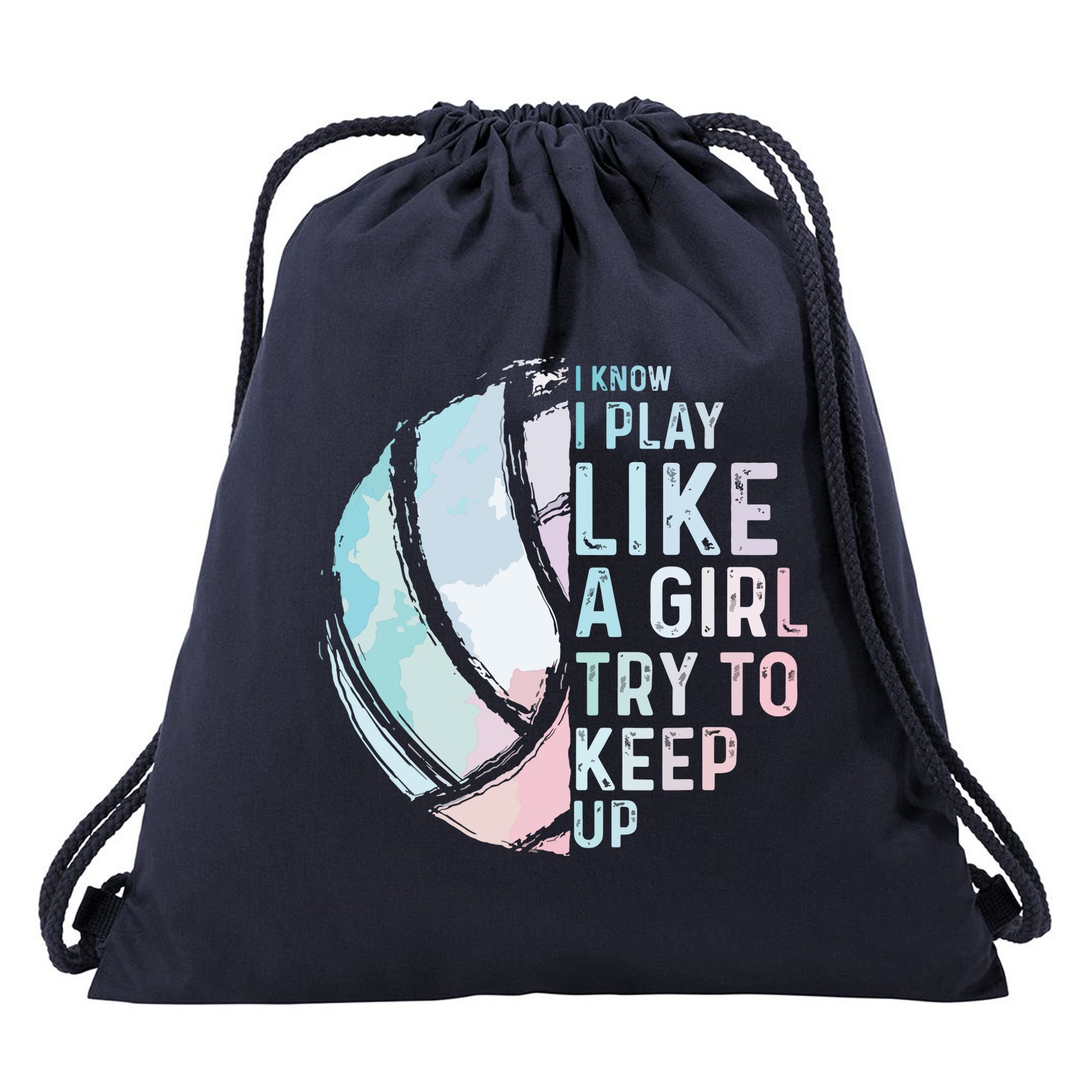 Funny Volleyball Design Teen Sports Lovers Drawstring Bag