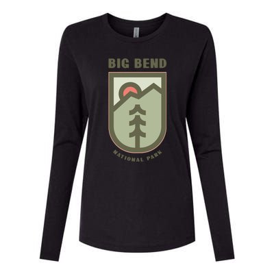 Family Vacation Design Great Gift Big Bend National Park Gift Womens Cotton Relaxed Long Sleeve T-Shirt