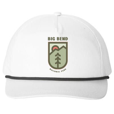 Family Vacation Design Great Gift Big Bend National Park Gift Snapback Five-Panel Rope Hat