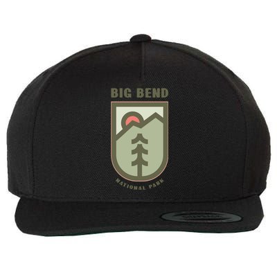 Family Vacation Design Great Gift Big Bend National Park Gift Wool Snapback Cap