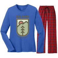 Family Vacation Design Great Gift Big Bend National Park Gift Women's Long Sleeve Flannel Pajama Set 