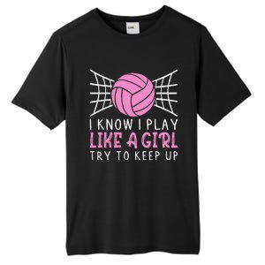 Funny Volleyball Design For Women Volleyball Player Tall Fusion ChromaSoft Performance T-Shirt