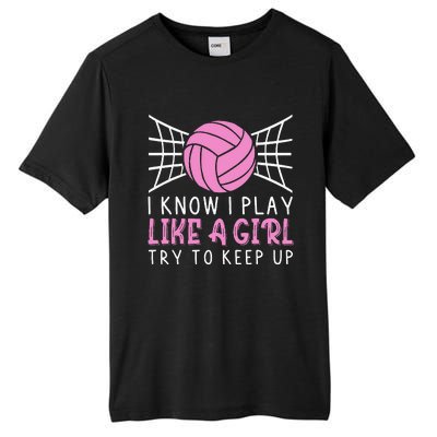 Funny Volleyball Design For Women Volleyball Player Tall Fusion ChromaSoft Performance T-Shirt