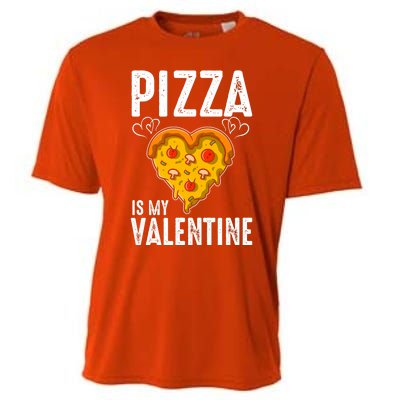 Funny Valentine's Day Pizza Makers Pizza Chefs Pizza Party Funny Gift Cooling Performance Crew T-Shirt