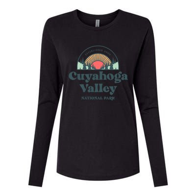 Family Vacation Design Gift Retro Cuyahoga Valley National Park Gift Womens Cotton Relaxed Long Sleeve T-Shirt