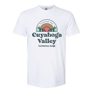 Family Vacation Design Gift Retro Cuyahoga Valley National Park Gift Softstyle CVC T-Shirt