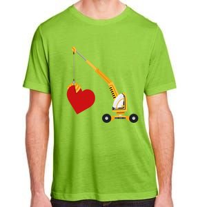 Funny Valentine Day Gift Truck Love Gift Adult ChromaSoft Performance T-Shirt