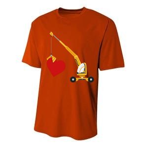 Funny Valentine Day Gift Truck Love Gift Performance Sprint T-Shirt