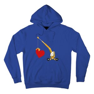 Funny Valentine Day Gift Truck Love Gift Hoodie