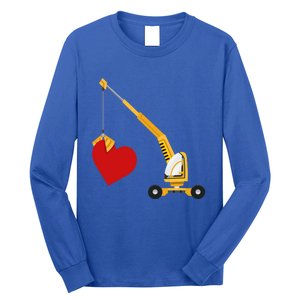 Funny Valentine Day Gift Truck Love Gift Long Sleeve Shirt