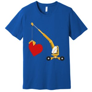 Funny Valentine Day Gift Truck Love Gift Premium T-Shirt