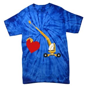 Funny Valentine Day Gift Truck Love Gift Tie-Dye T-Shirt