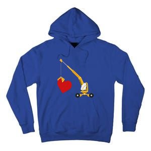 Funny Valentine Day Gift Truck Love Gift Tall Hoodie