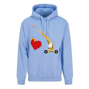 Funny Valentine Day Gift Truck Love Gift Unisex Surf Hoodie