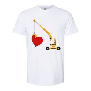 Funny Valentine Day Gift Truck Love Gift Softstyle CVC T-Shirt