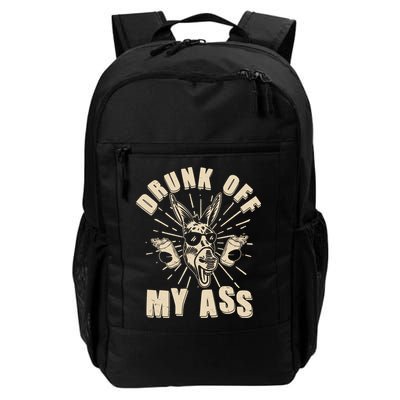 Funny Vintage Drunk Off My Ass Beer Donkey Mule Jackass Backpack