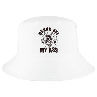 Funny Vintage Drunk Off My Ass Beer Donkey Mule Jackass Cool Comfort Performance Bucket Hat