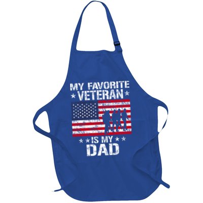 Father Veterans Day My Favorite Veteran Is My Dad Funny Gift Apron