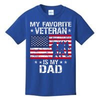 Father Veterans Day My Favorite Veteran Is My Dad Funny Gift Kids T-Shirt