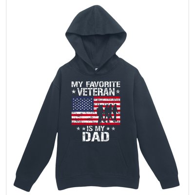 Father Veterans Day My Favorite Veteran Is My Dad Funny Gift Urban Pullover Hoodie