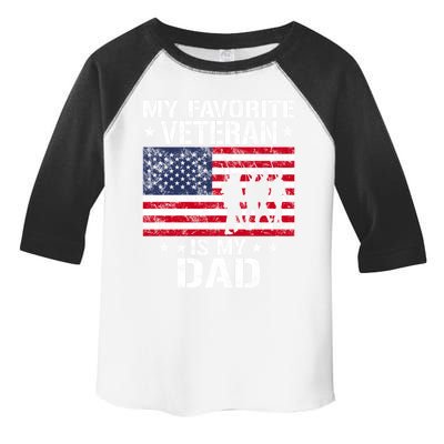 Father Veterans Day My Favorite Veteran Is My Dad Funny Gift Toddler Fine Jersey T-Shirt