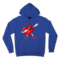 Funny Valentines Day Dabbing Heart Love Dab Dance Funny Gift Hoodie