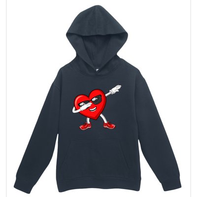 Funny Valentines Day Dabbing Heart Love Dab Dance Funny Gift Urban Pullover Hoodie