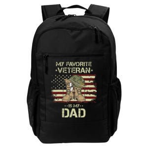 Father Veterans Day My Favorite Veteran Is My Dad Daily Commute Backpack