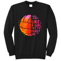 Funny Volleyball Design For  Girls Volleyball Player Sweatshirt