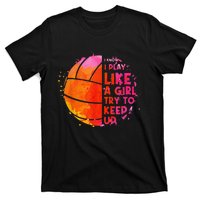 Funny Volleyball Design For  Girls Volleyball Player T-Shirt