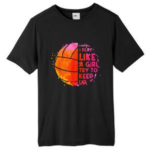 Funny Volleyball Design For  Girls Volleyball Player Tall Fusion ChromaSoft Performance T-Shirt