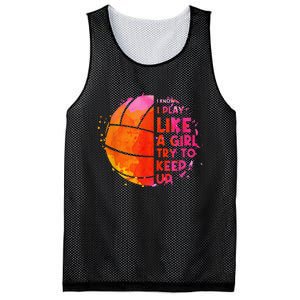 Funny Volleyball Design For  Girls Volleyball Player Mesh Reversible Basketball Jersey Tank