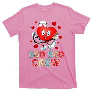 Funny Valentine's Day Boo Boo Crew Nurse Cute Heart T-Shirt