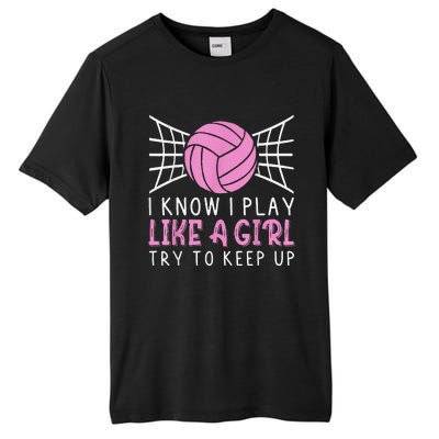 Funny Volleyball Design For  Girls Volleyball Player Tall Fusion ChromaSoft Performance T-Shirt